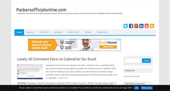 Desktop Screenshot of packersofficialonline.com