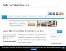Tablet Screenshot of packersofficialonline.com